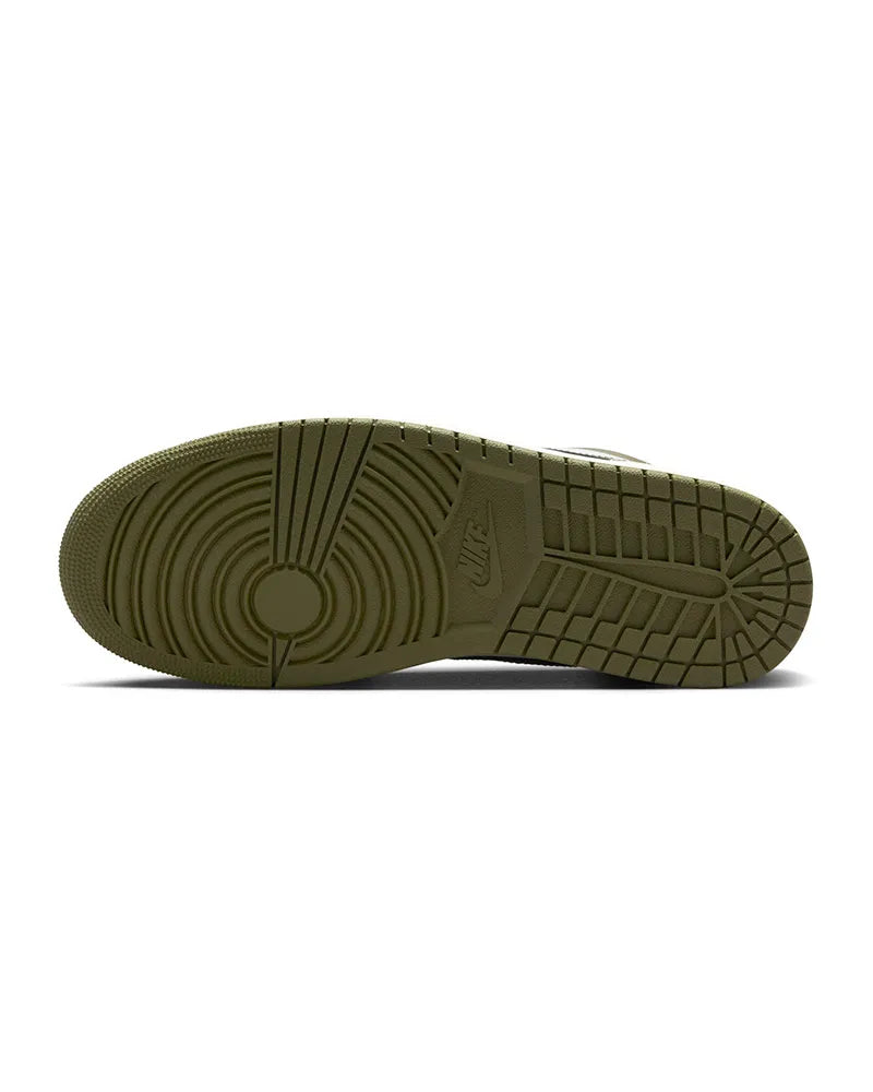 Jordan 1 Low GS "Black/Medium Olive"