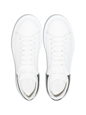 Alexander McQueen Oversized metallic leather sneaker