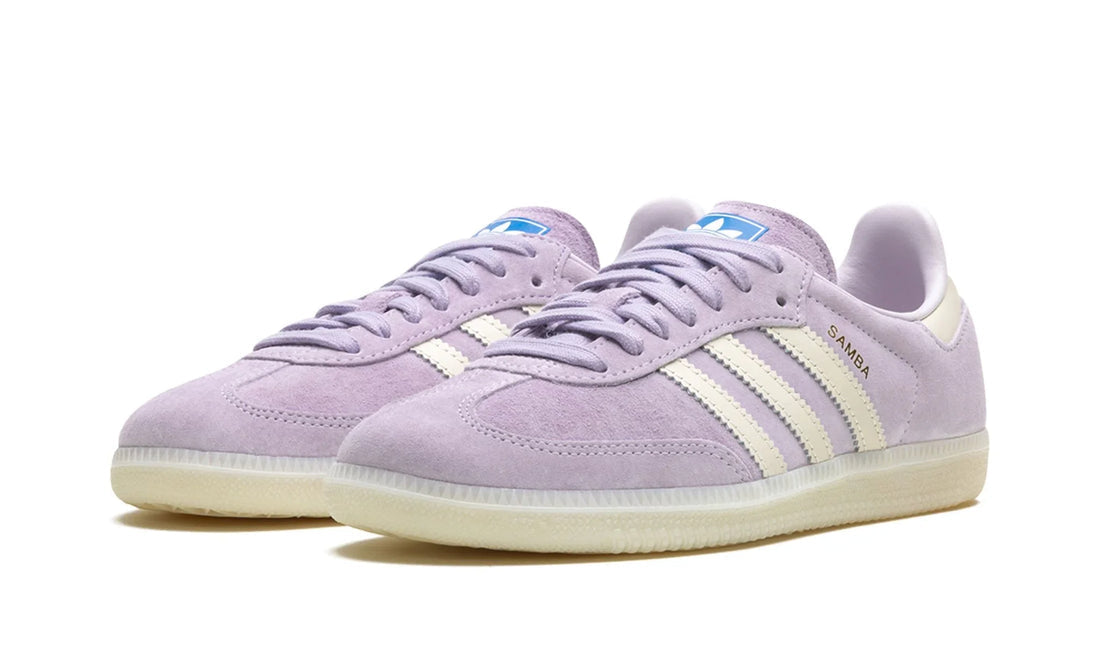 Adidas Samba OG Feminino "Silver Dawn" Roxo