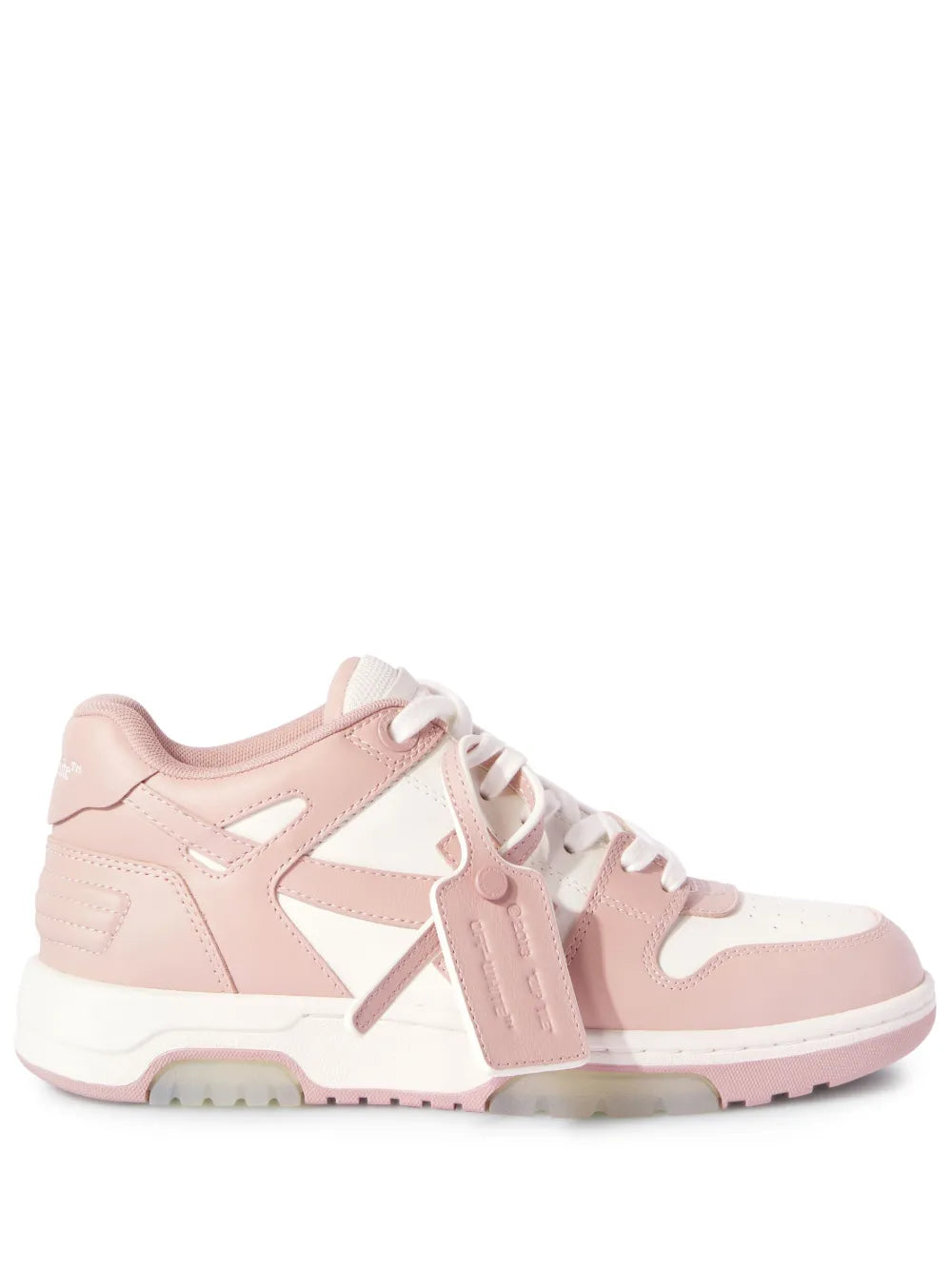 Off-White Out of Office Pink and White