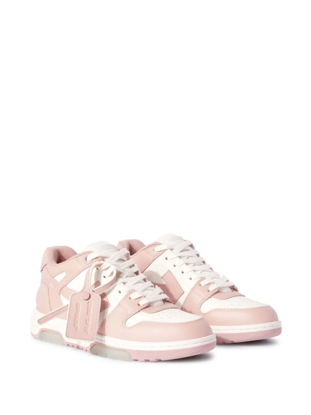 Off-White Out of Office Pink and White