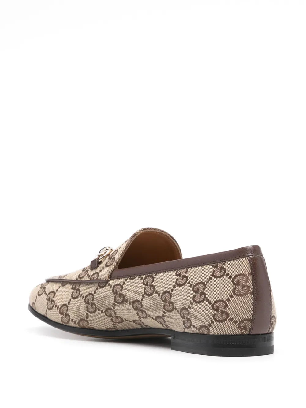 Gucci Jordaan GG-canvas loafers