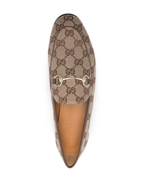 Gucci Jordaan GG-canvas loafers