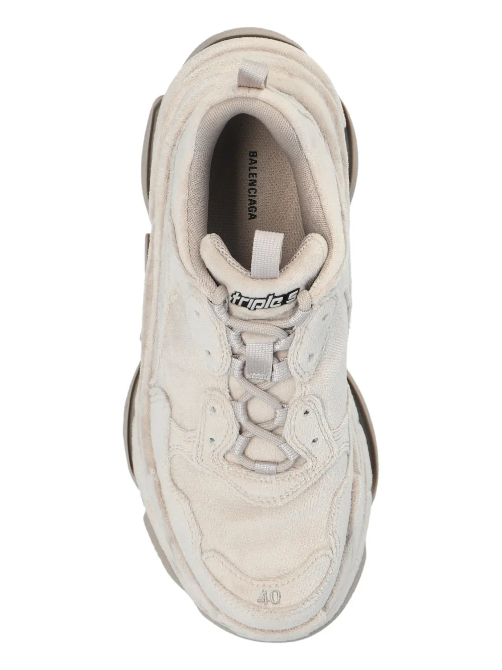 Balenciaga Triple S panelled lace-up