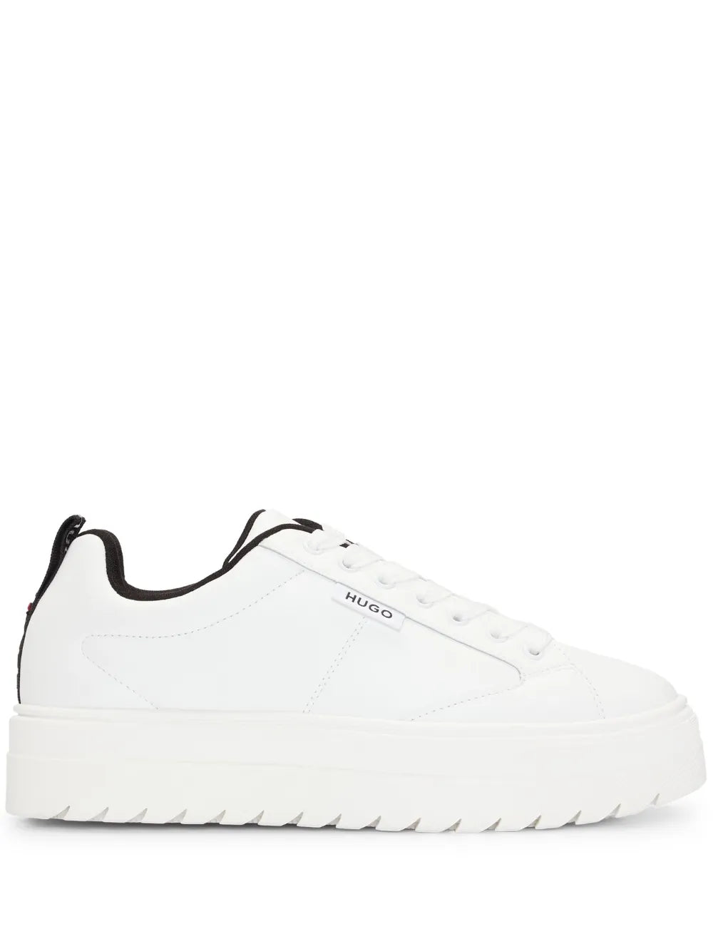 Hugo Boss logo-patch platform sneaker