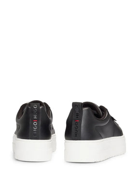 Hugo Boss logo-patch platform sneaker