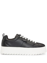 Hugo Boss logo-patch platform sneaker