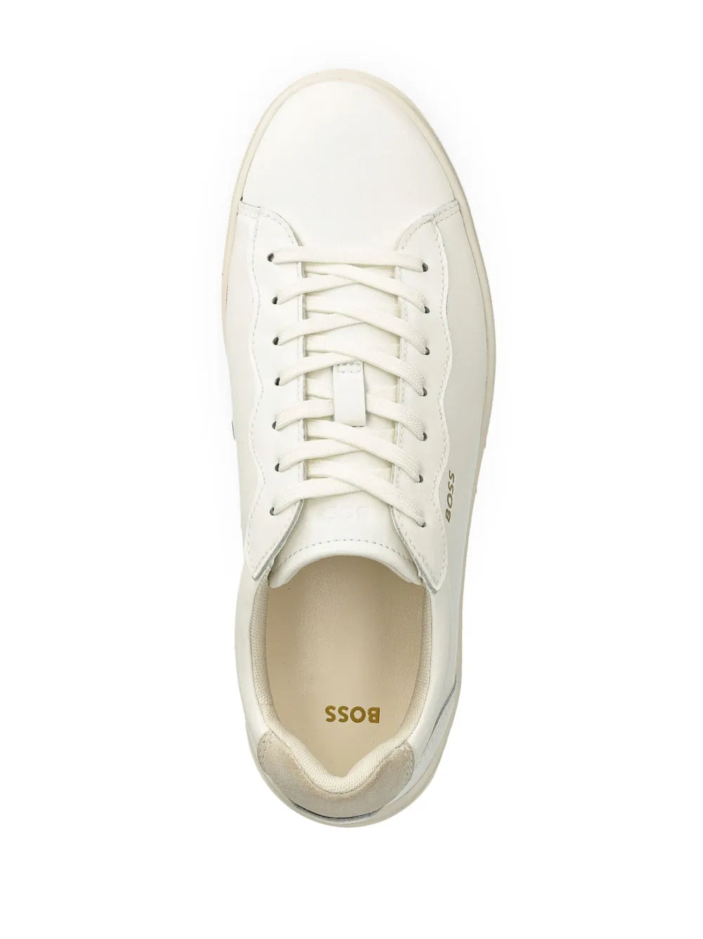 Hugo Boss logo-stamp leather sneaker