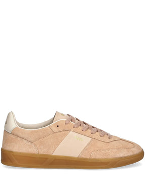 Hugo Boss logo-print suede sneaker