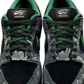 Nike SB Dunk Low Pro x There Skateboards Anthracite and Gorge Green