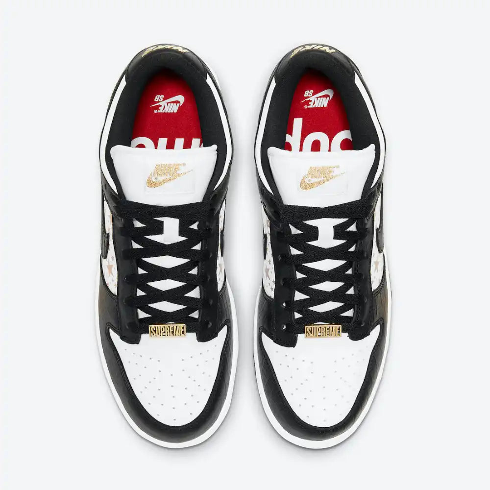 Supreme x Nike SB Dunk Low Stars Black