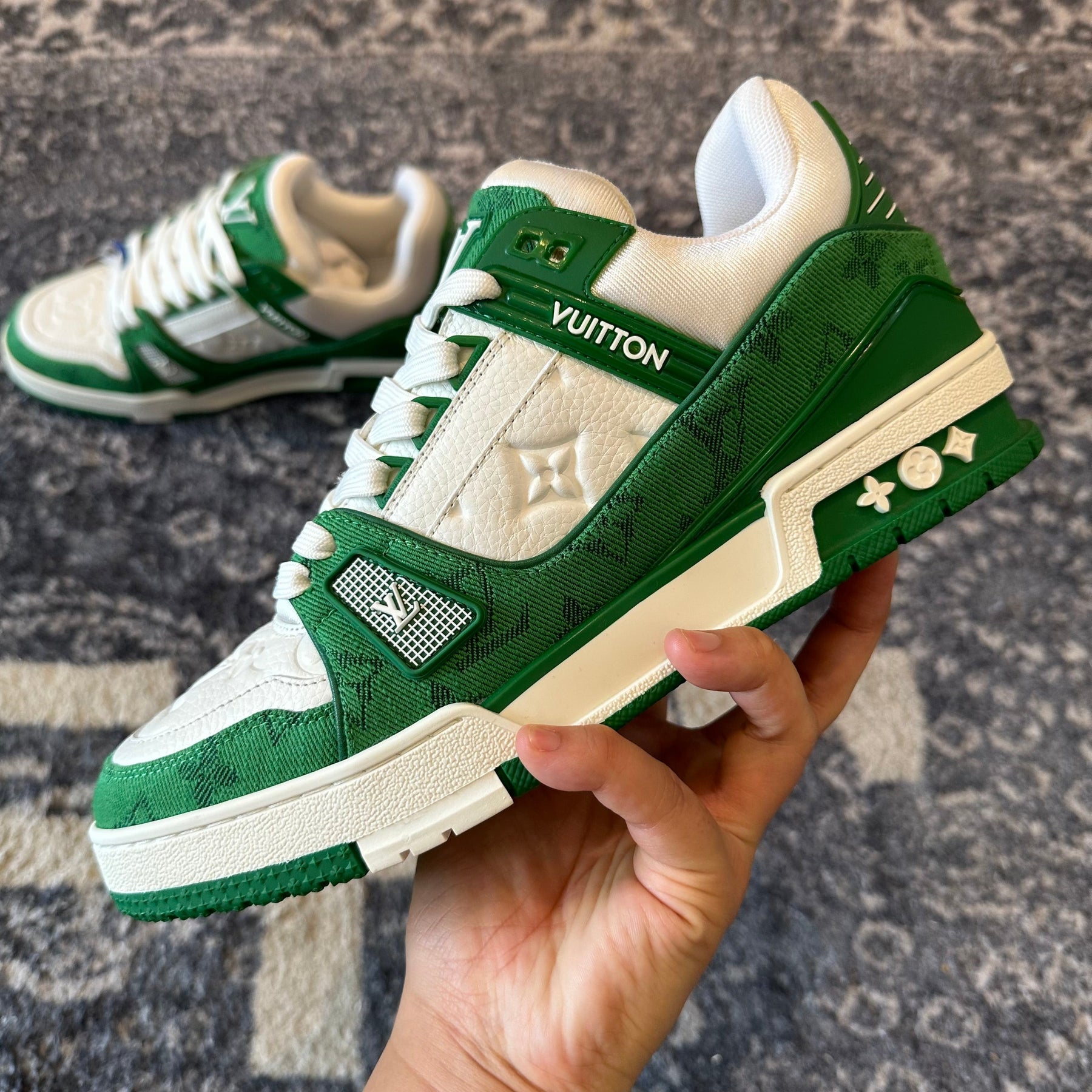 Louis Vuitton Trainer Green