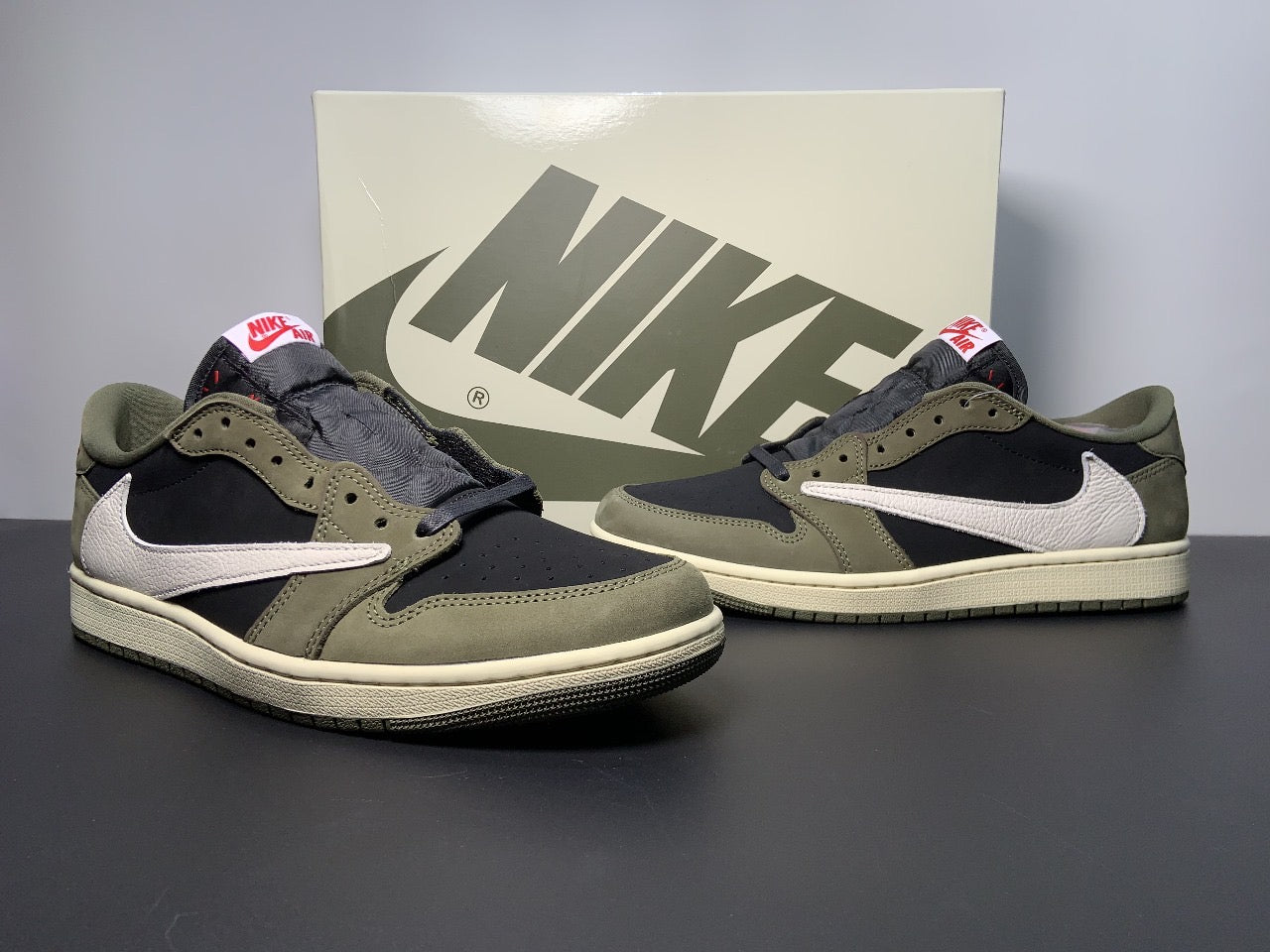 Travis Scott x Air Jordan 1 Low OG SP 'Black Olive'