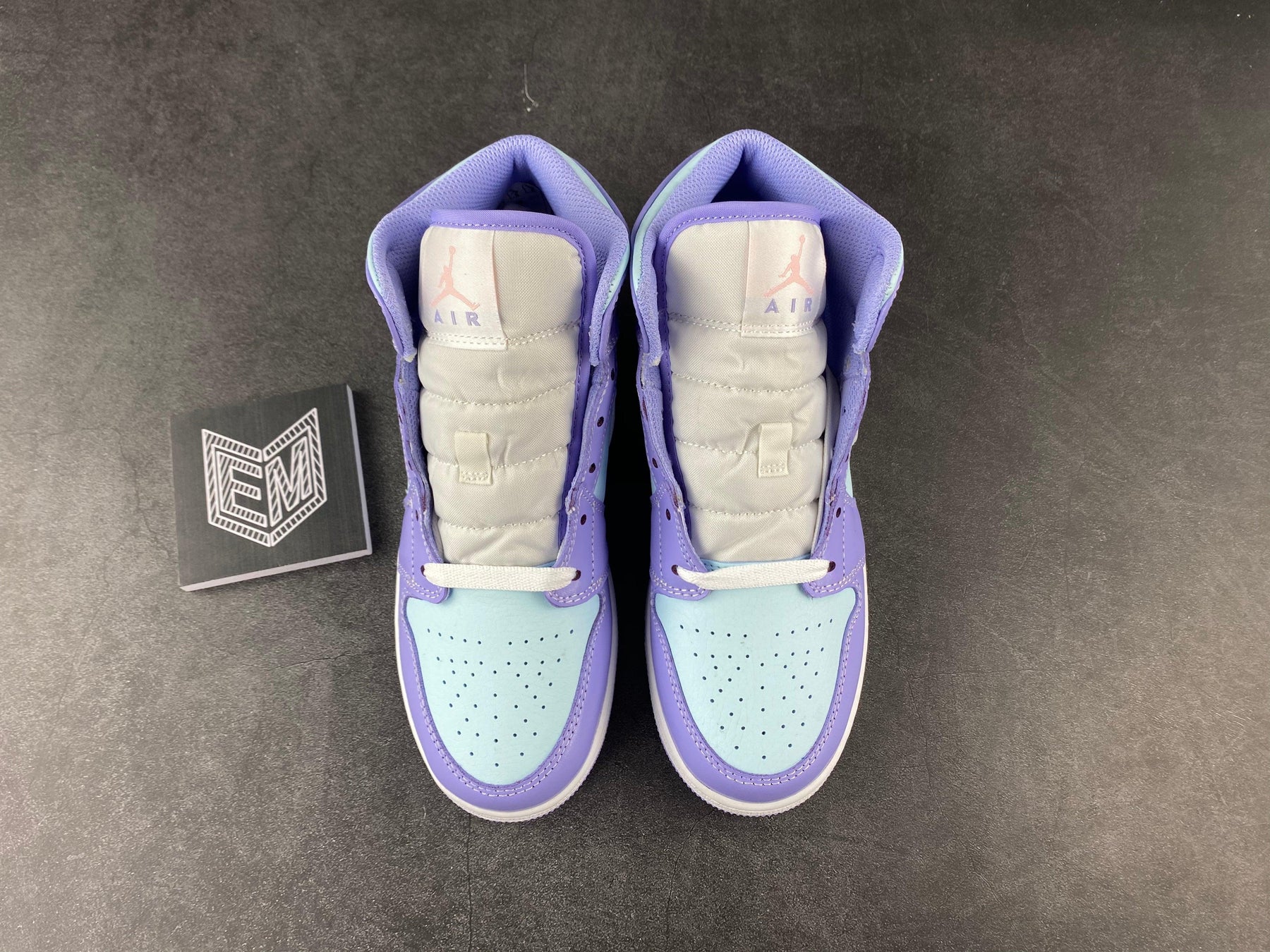 Nike Air Jordan 1 Mid Purple Aqua