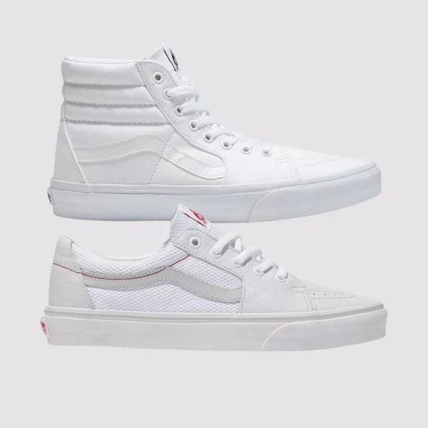 Compre 1 Leve 2 Pares - Tênis Sk8-Hi Branco e Tênis Old Skool Branco