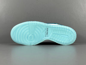 Futura Laboratories x Nike SB Dunk Low White and Geode Teal