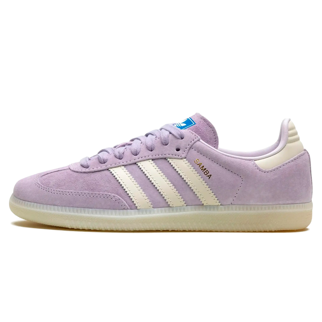 Adidas Samba OG Feminino "Silver Dawn" Roxo