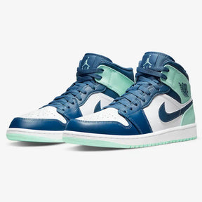 Nike Air Jordan 1 Mid Mystic Navy Mint Foam