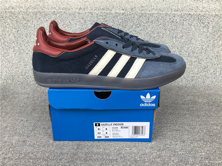 adidas Gazelle Indoor Crew Navy Burgundy