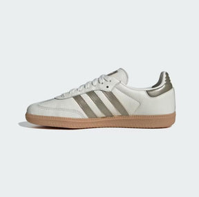 Adidas Samba OG "Wonder Gold Metallic" Branco