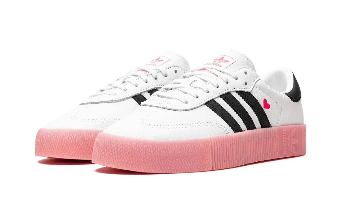 Adidas Sambarose Feminino "Valentine" Branco / Preto