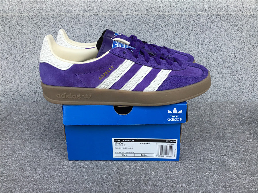 Adidas Gazelle Indoor Purple Core White