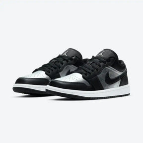 Nike Air Jordan 1 Low Black Metallic Silver