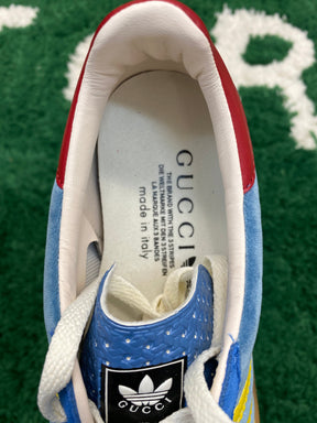 Gucci x Adidas Gazalle Light Blue and Red