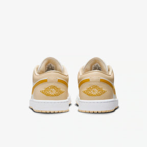 Air Jordan 1 Low Pale Vanilla White Yellow Ochre