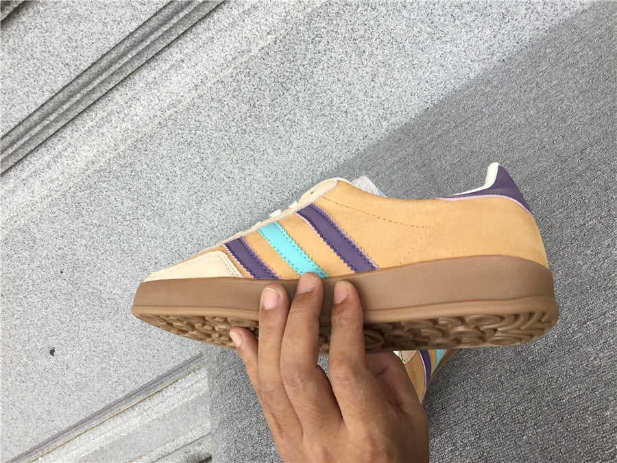 Adidas Gazelle Indoor Glow Laranja Sombra Violeta