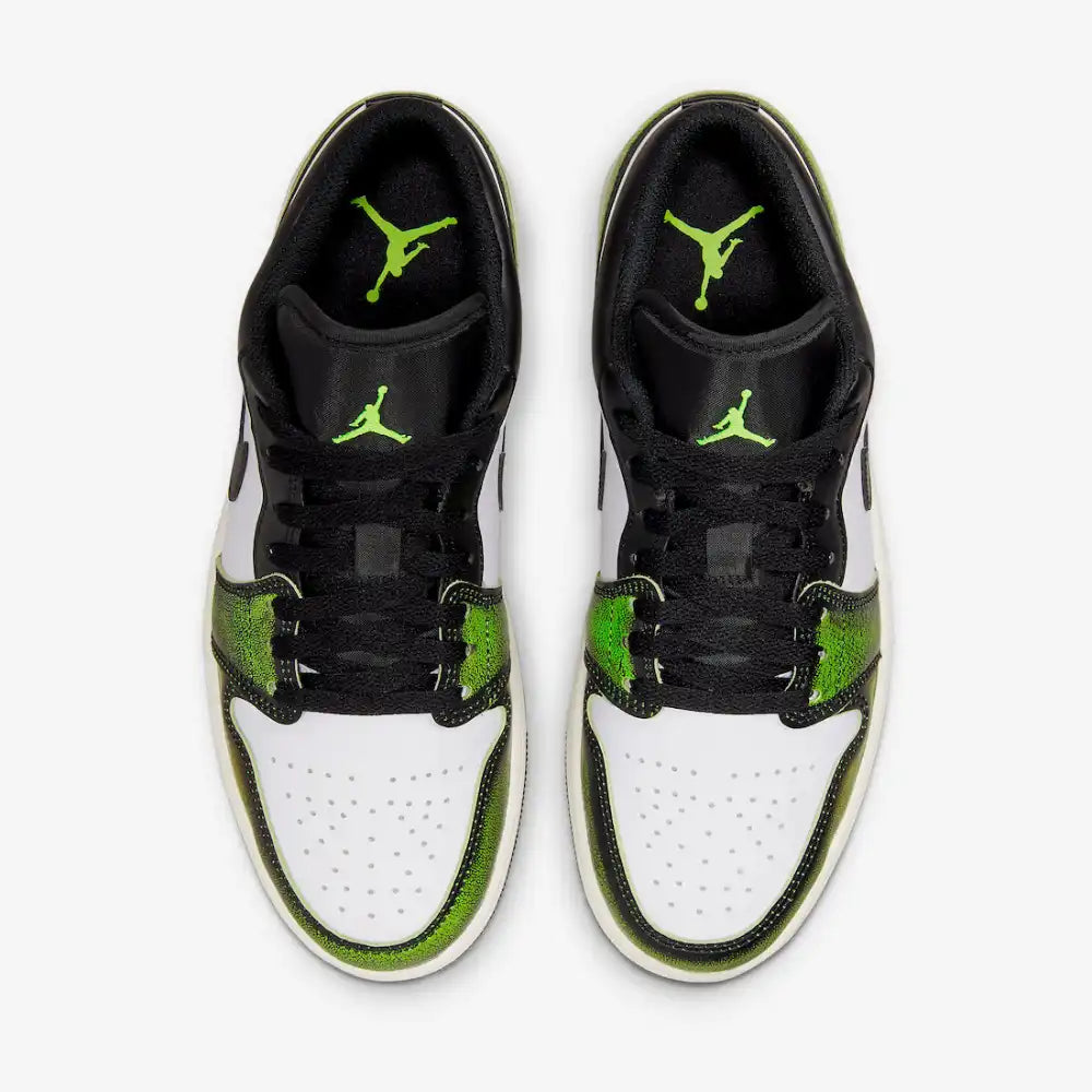 Nike Air Jordan 1 Low Black Electric Green