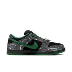 Nike SB Dunk Low Pro x There Skateboards Anthracite and Gorge Green