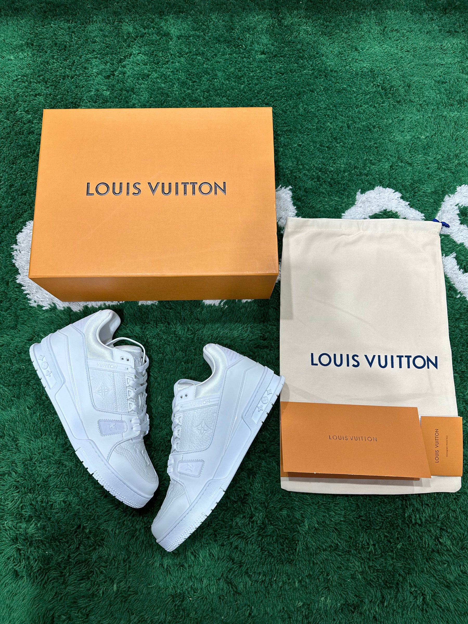 Louis Vuitton Trainer Triple White