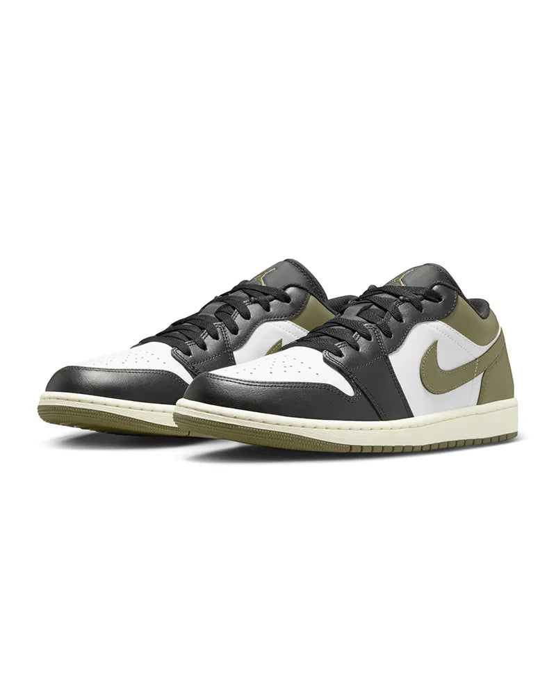 Jordan 1 Low GS "Black/Medium Olive"