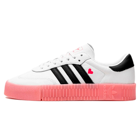 Adidas Sambarose Feminino "Valentine" Branco / Preto