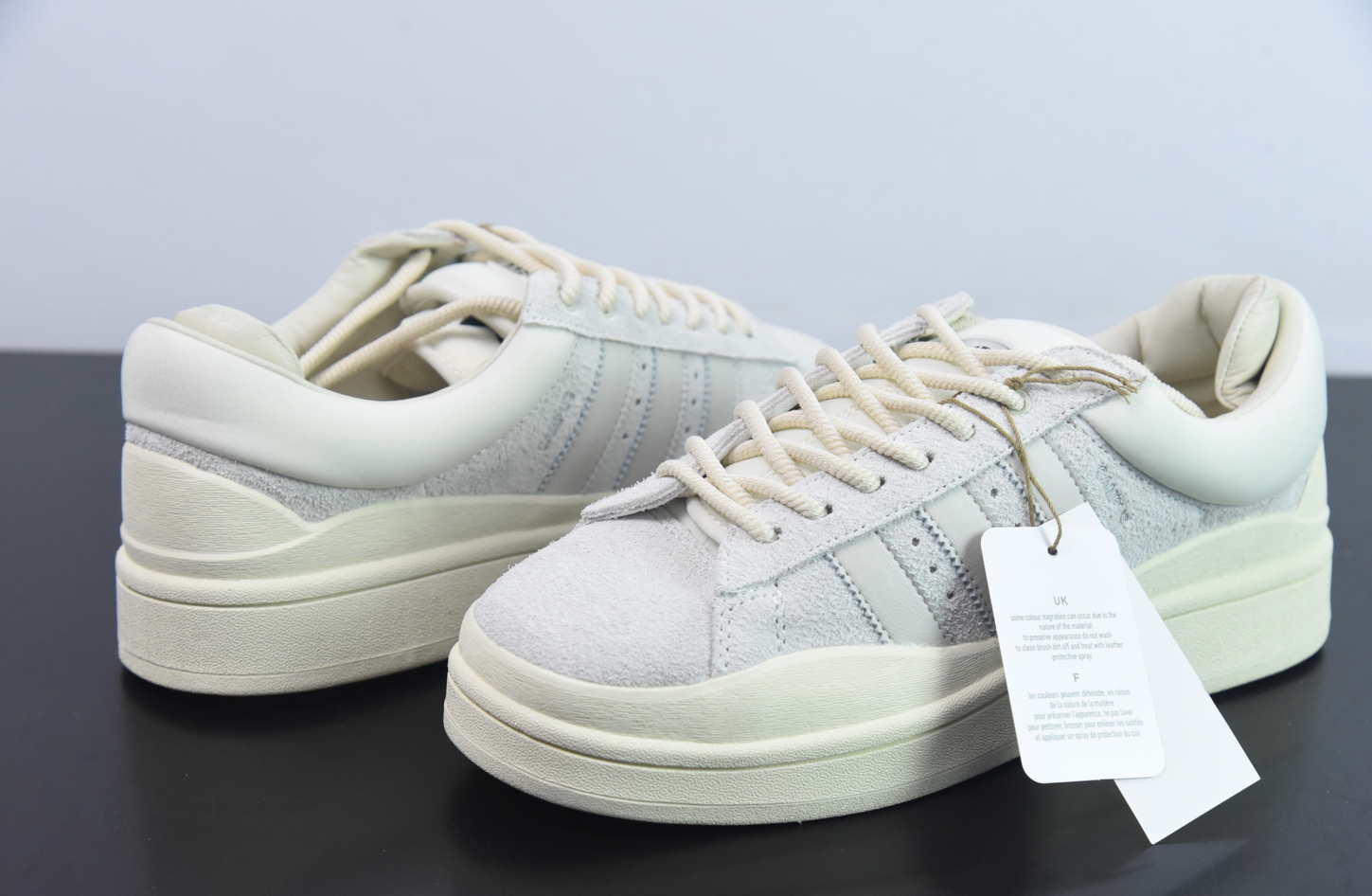 Adidas Bad Bunny Campus LIGHT CLOUD WHITE/ALUMINIUM/CHALK WHITE