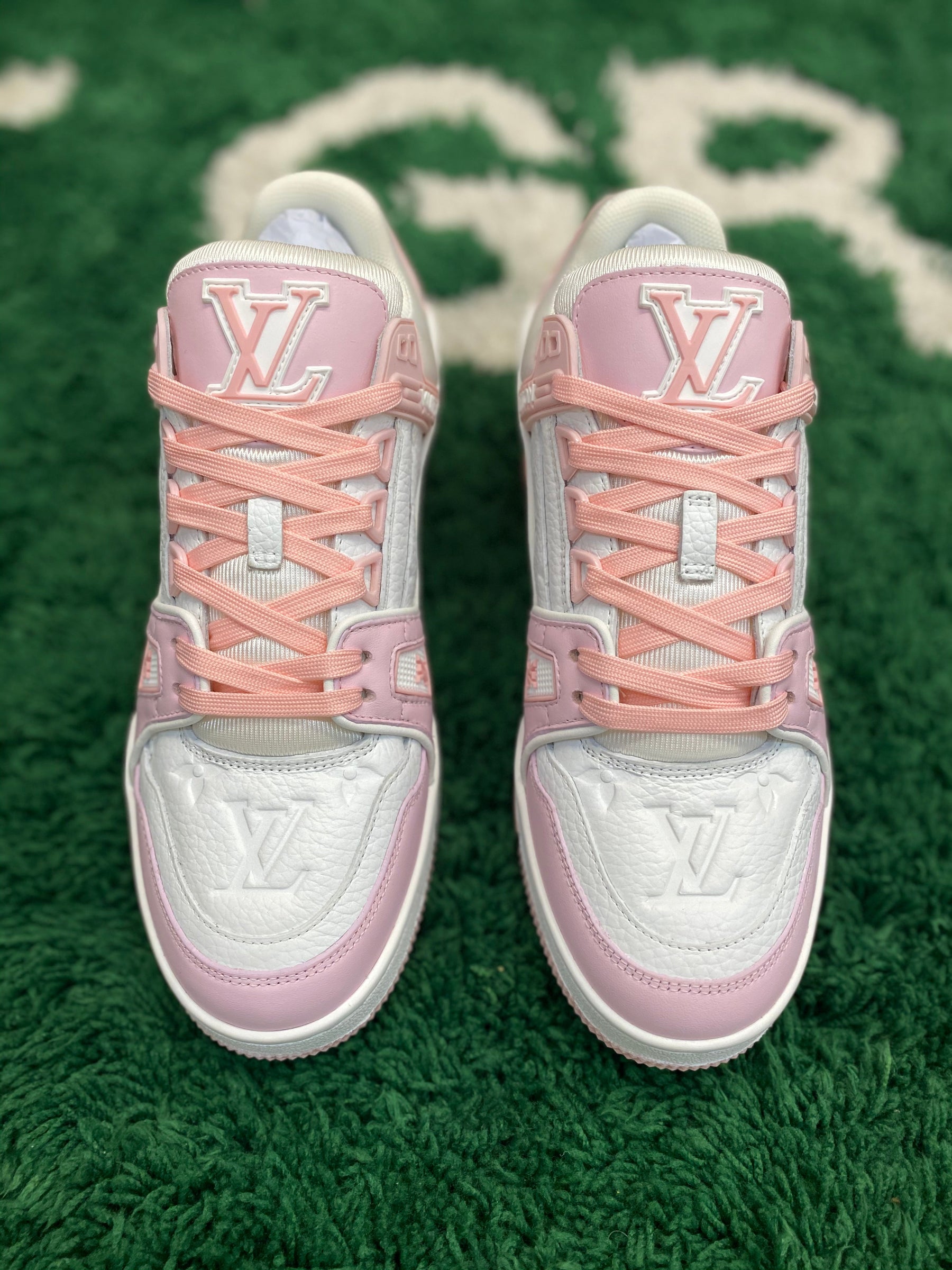 Louis Vuitton Trainer Pink Rose