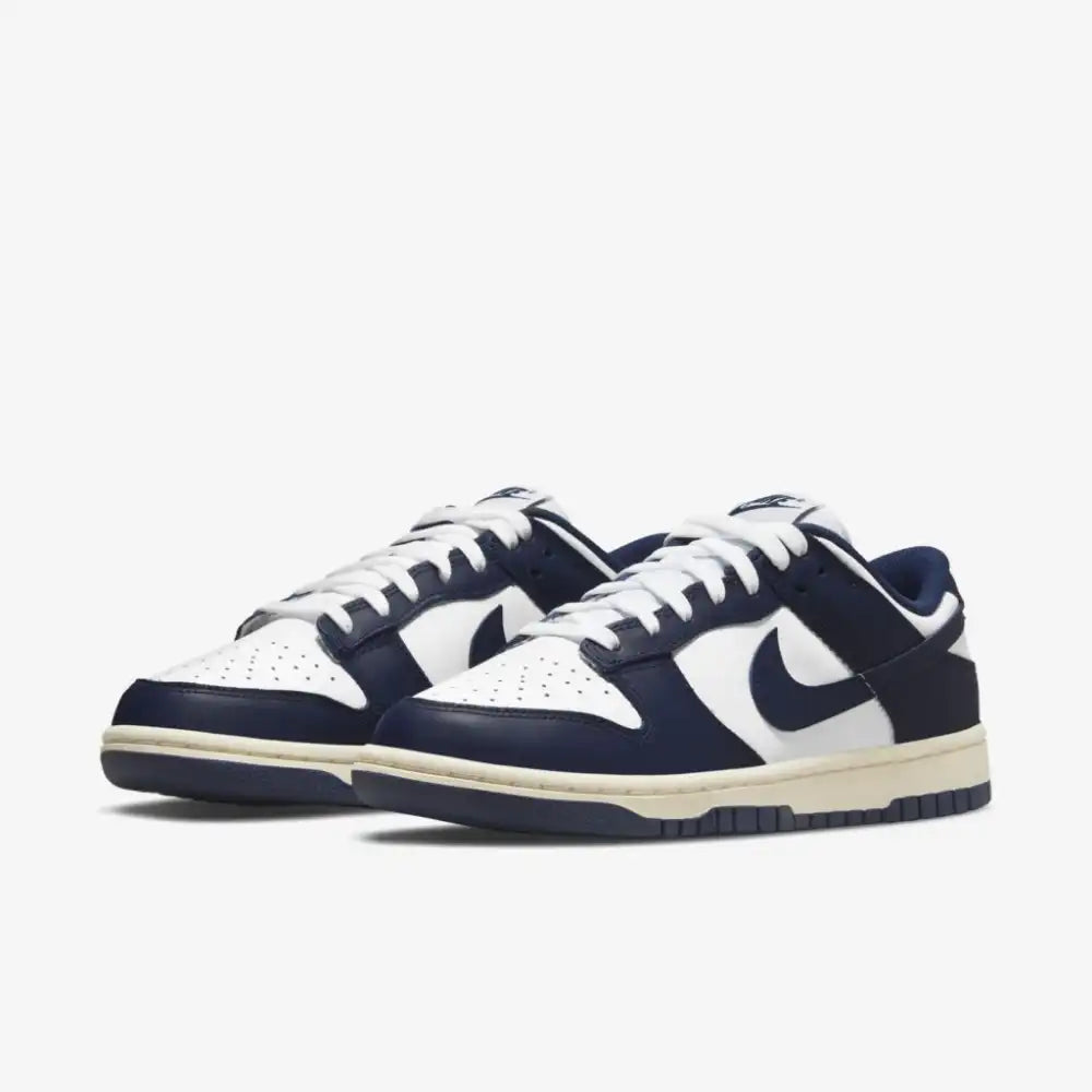 Nike Dunk Low Midnight Navy and White