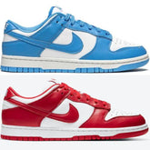 Dunk Low Azul + Vermelho  - Compre 1 Leve 2