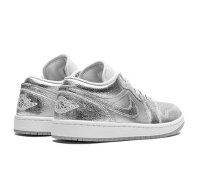 Nike Air Jordan 1 Low 'Metallic Silver' Prata