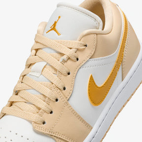 Air Jordan 1 Low Pale Vanilla White Yellow Ochre