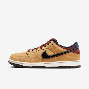 Nike SB Dunk Low Pro Celestial Gold and Dark Team Red