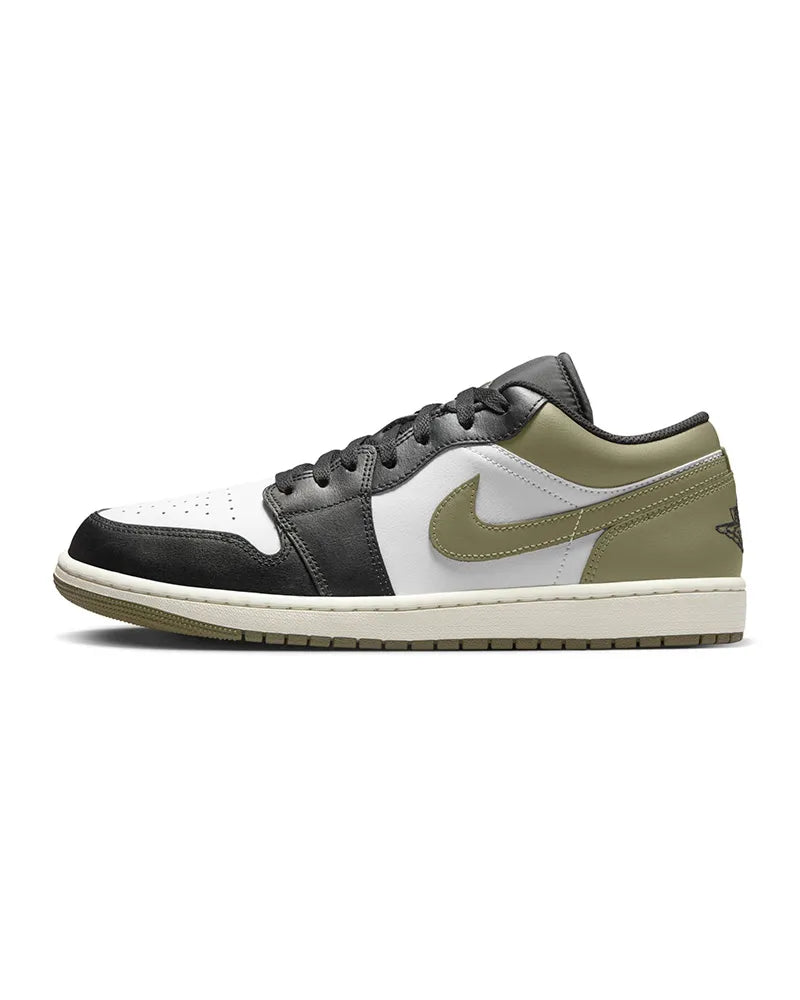 Jordan 1 Low GS "Black/Medium Olive"