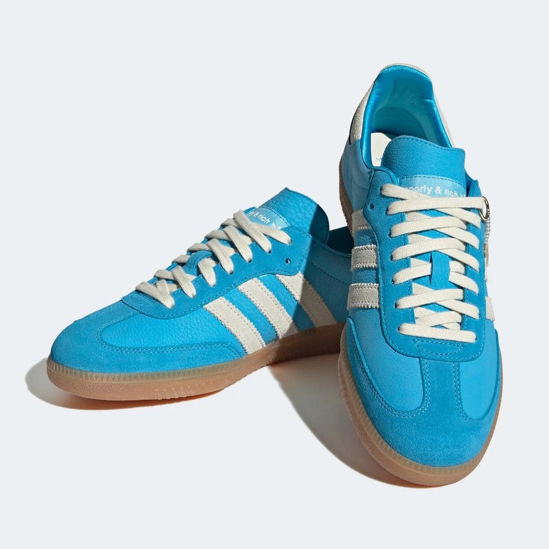 Tênis Adidas Sporty & Rich x Samba OG Blue Rush