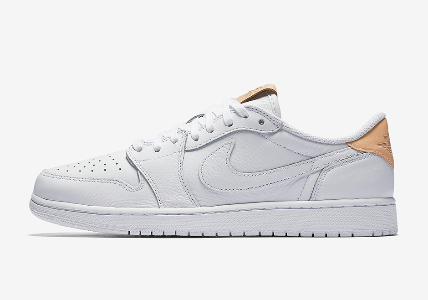 Nike Air Jordan 1 Retro Low OG Premium 'White Vachetta”