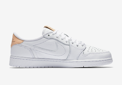 Nike Air Jordan 1 Retro Low OG Premium 'White Vachetta”