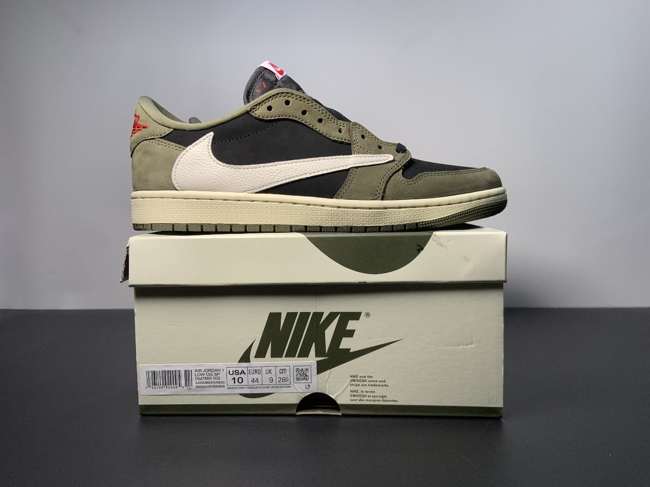 Travis Scott x Air Jordan 1 Low OG SP 'Black Olive'