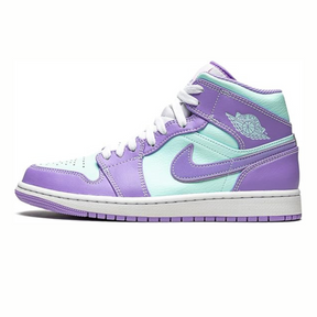 Nike Air Jordan 1 Mid Purple Aqua