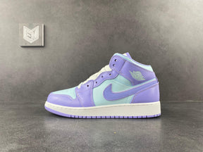 Nike Air Jordan 1 Mid Purple Aqua