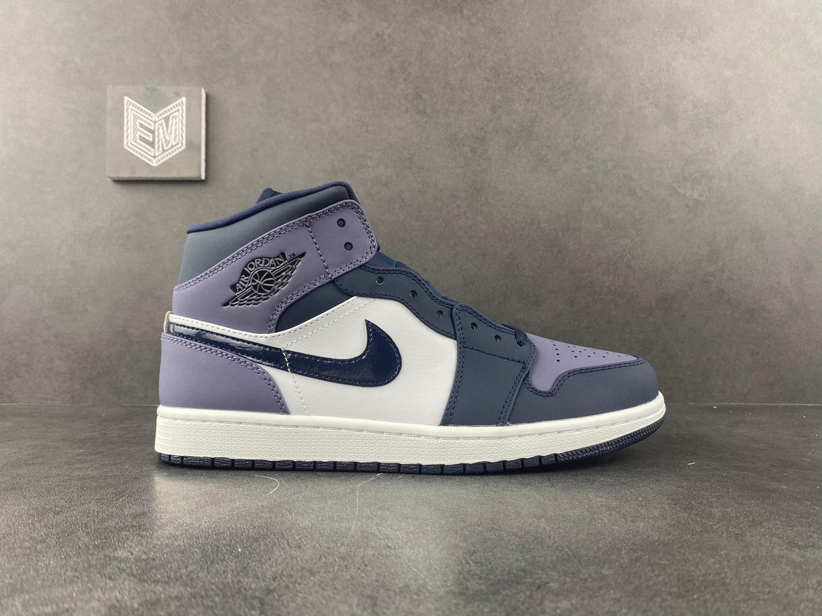 Nike Air Jordan 1 Mid Obsidian Sanded Purple